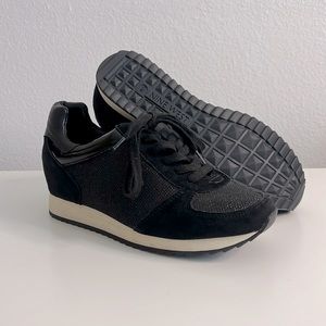 Nine West sneakers sparkle black Sz 8.5 M